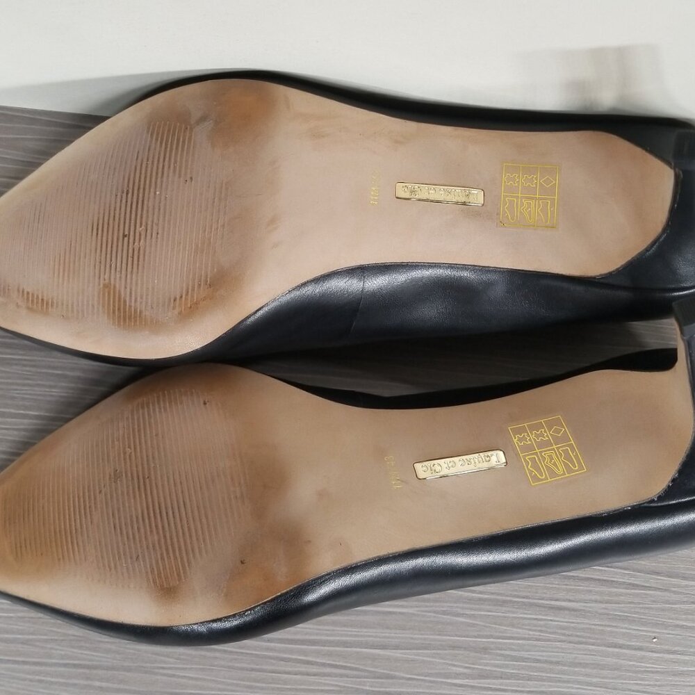Louise et Cie Jordyna Pointed Toe Pump, Black Leather, Womens Size 11 M / 43 - Picture 11 of 12